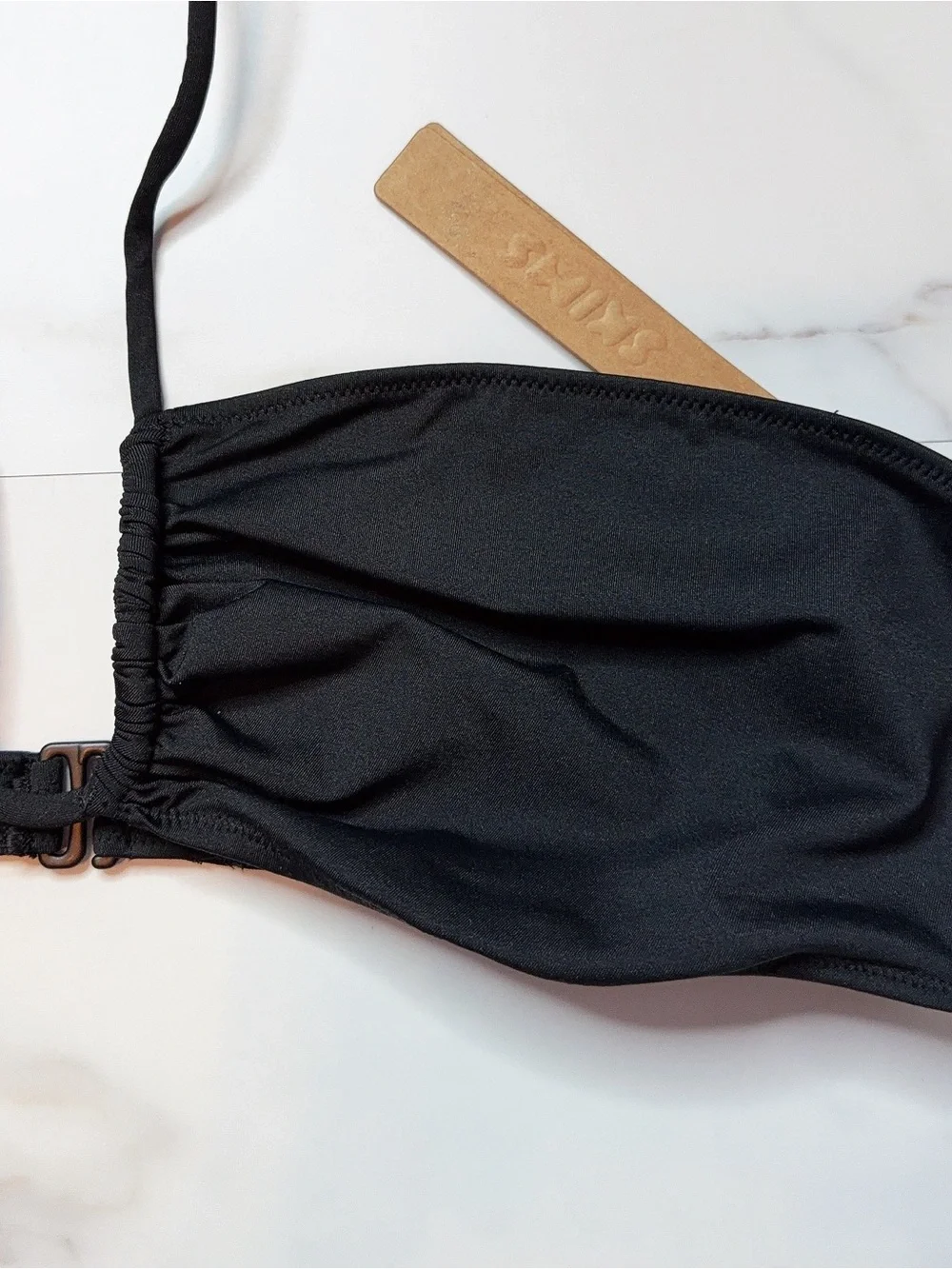NWT Skims Signature Swim Halter Bikini Top